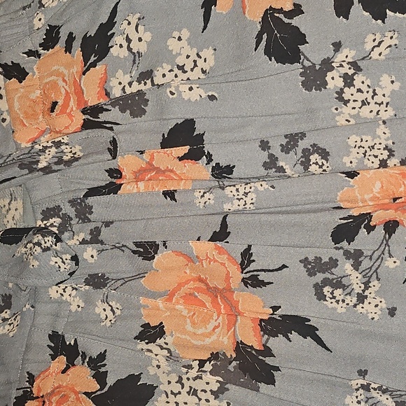 Free People Tied Up In Love Tie Front Whimsical Fairy Dress Size 6 - Picture 6 of 14